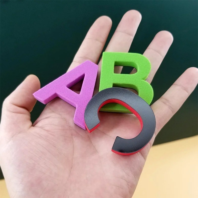 76pcs Lower CaseMagnetic Alphabet Letters EVA Foam Kids Learning Educational Toy