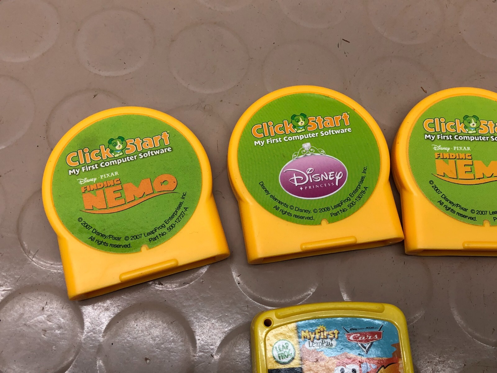 Leap Frog Click Start – Leapster – Mobigo Quiz Wiz + Misc Cartridges Lot a