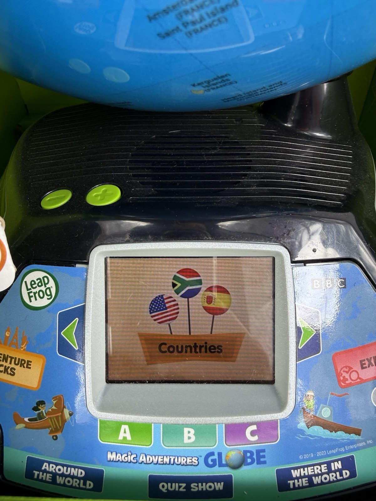 Vintage Leap Frog Magic Adventures Globe Stylus Included LeapFrog STEAM Toy NEW