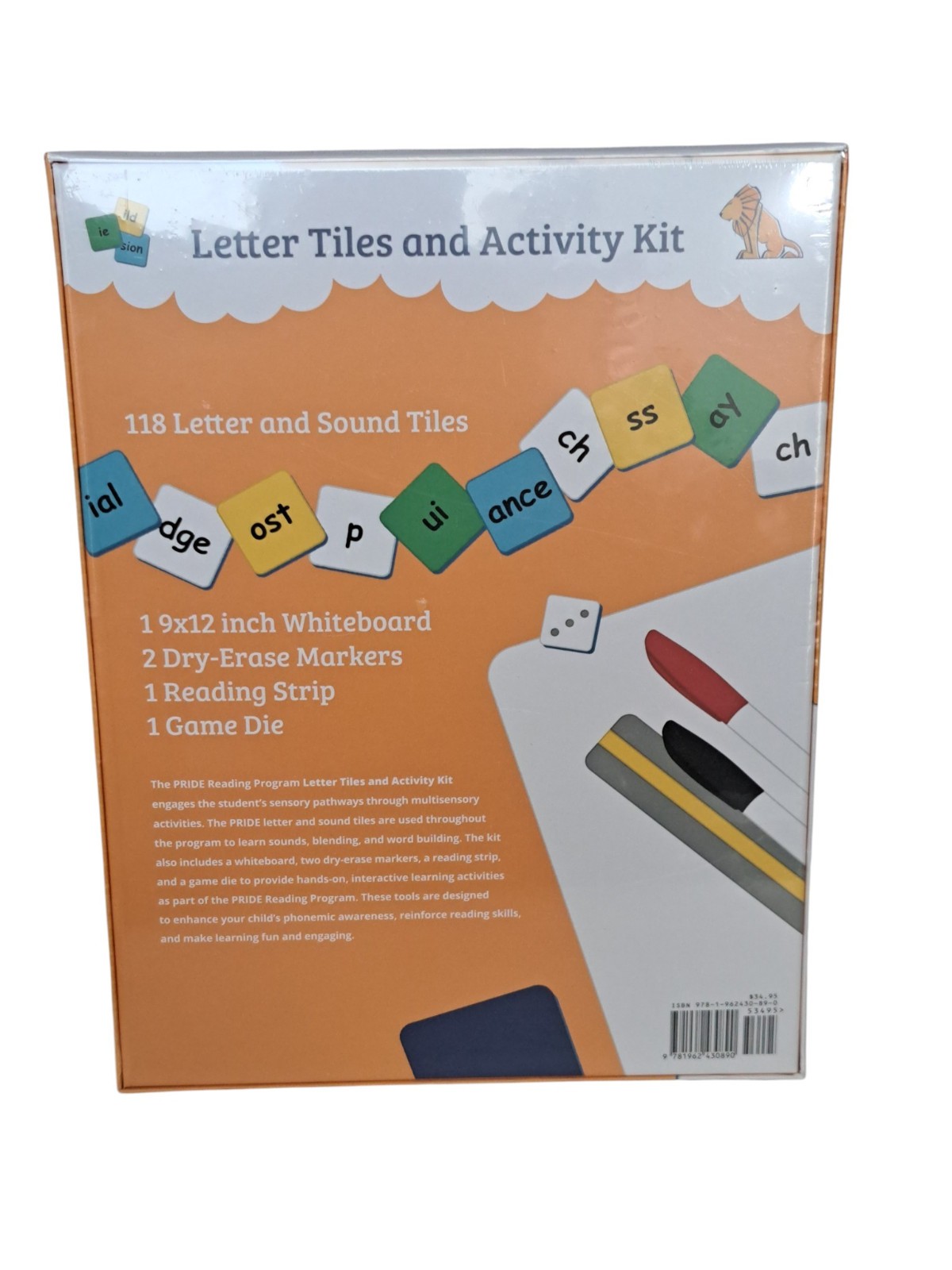 Pride Reading Program Letter Tiles Activity Kit Sealed NEW box