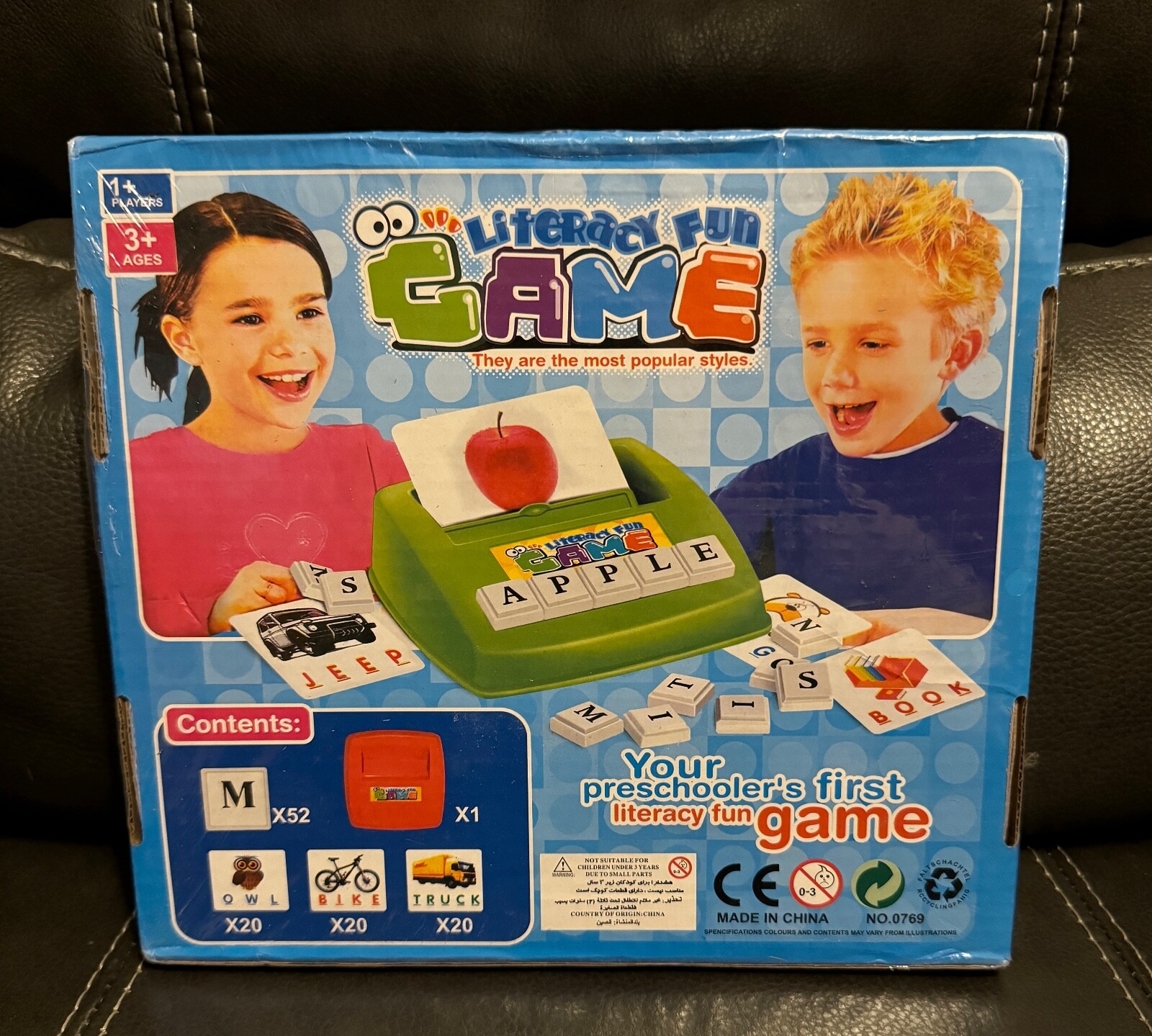 BRAND NEW LITERACY RED FUN GAME PRESCHOOL EDUCATIONAL 3+ 1 PLAYER LEARNING GAME