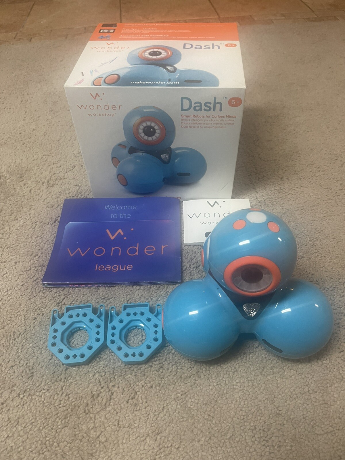 Wonder Workshop DA01 Dash No Charger Tested- Works