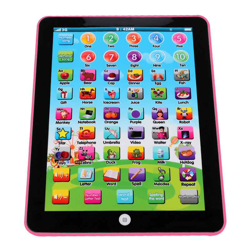 Educational Learning Tablet Musical Pad Toy for Age 1 2 3 4 5 6 Years Old Grils