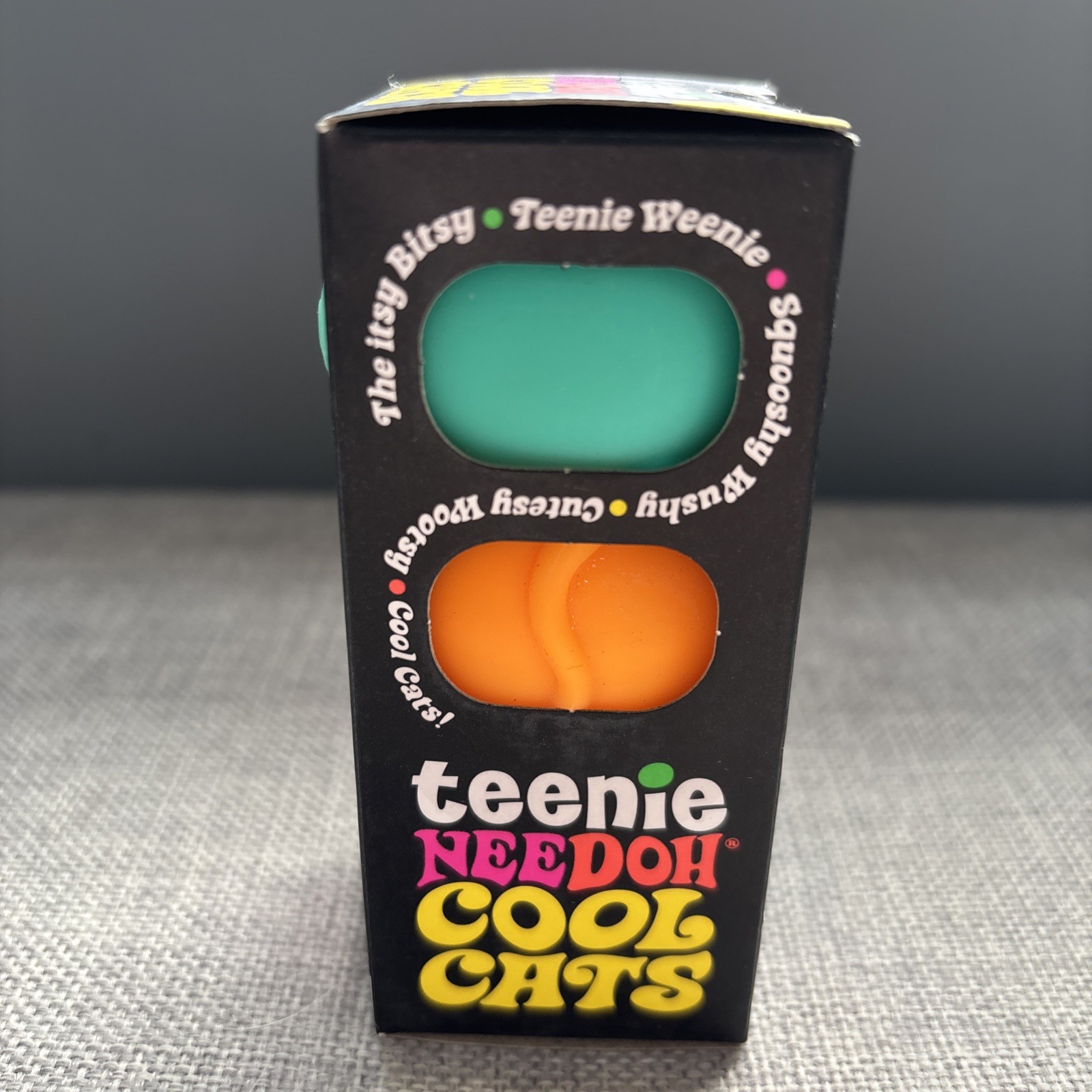 Teenie Needoh Cool Cats 3 Pack (Teal/Orange/Pink)
