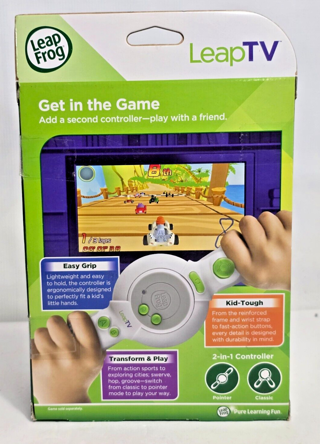 VTG LeapFrog LeapTV 2-in-1 Transforming Controller #31704 NEW Open Box Package