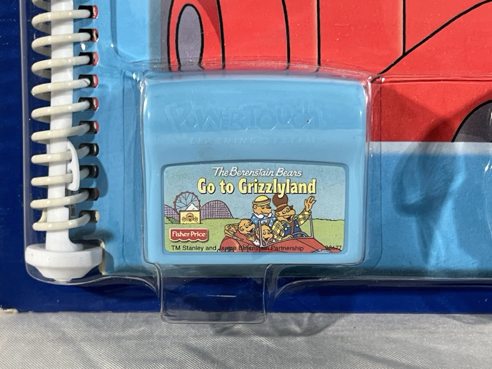 Fisher Price BERENSTAIN BEARS Go To Grizzlyland POWERTOUCH Learning Books Sealed