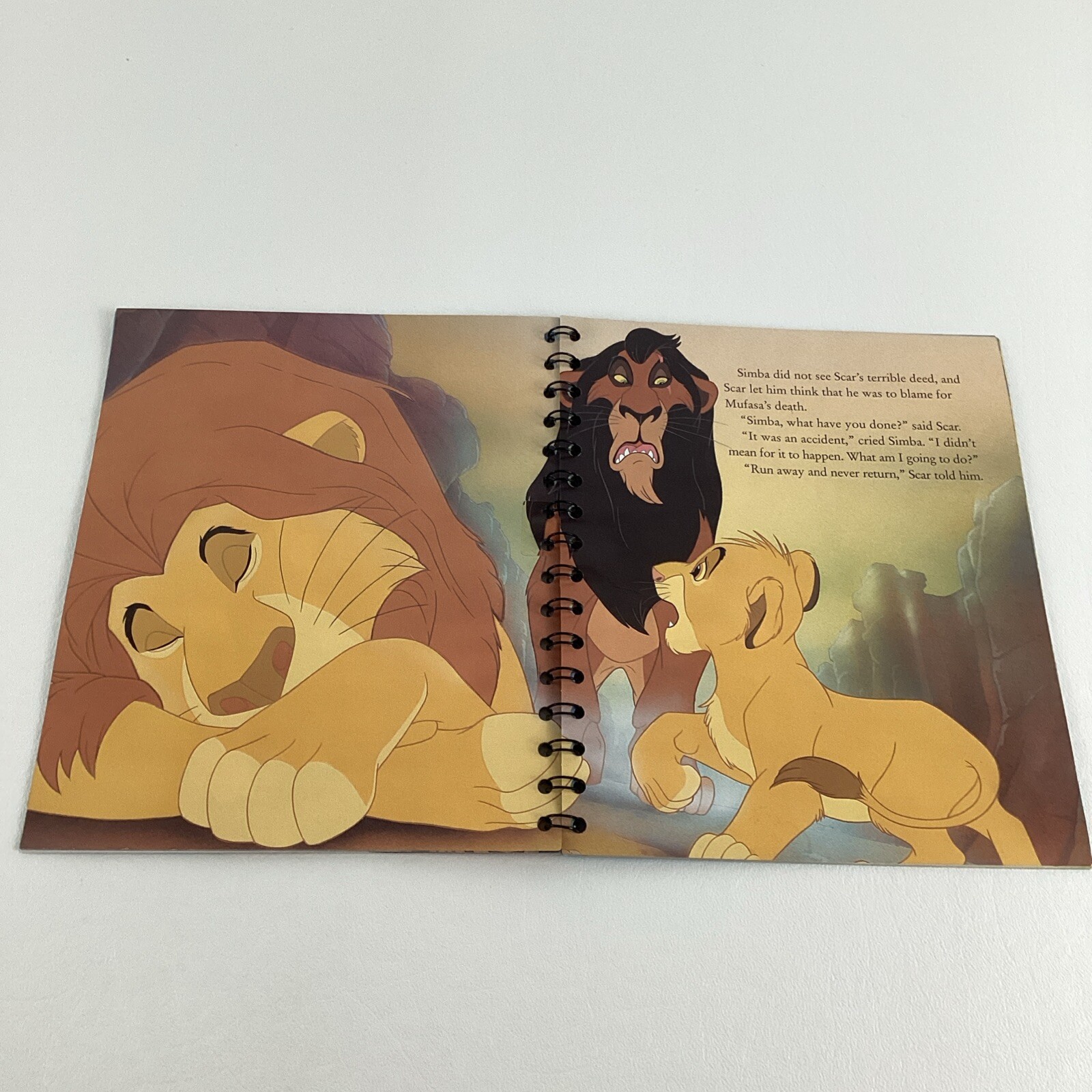 Disney The Lion King Spiral Story Reader Book Cartridge PI Vintage 2003 Simba