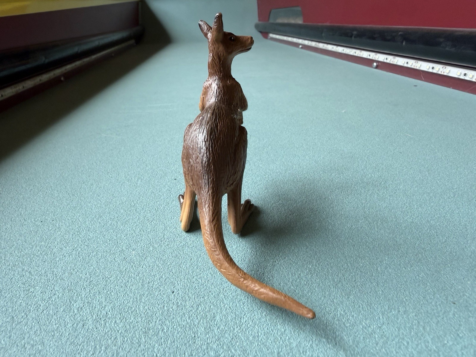 PAPO Kangaroo Female Mom + Baby Joey Wild Animal Kingdom 2003 Toy Figure Retired
