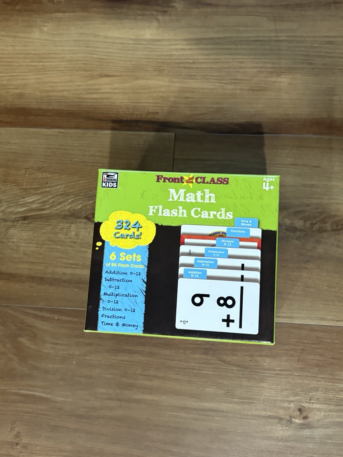 Carson-Dellosa 6 Set Math Flash Cards Set Front Of The Class Age 4+ Thinking…