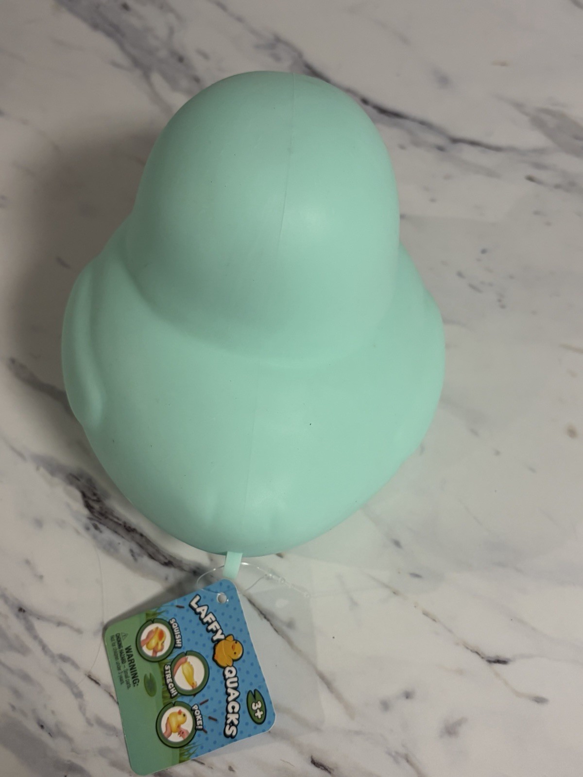 Laffy Quack Squishy Teal Duck Stress Jumbo Squeeze Fidget Sensory Toy New