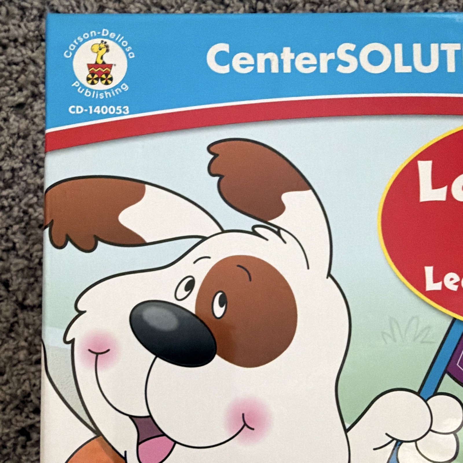 Carson-Dellosa CenterSOLUTIONS Grade K Language Arts Learning Games