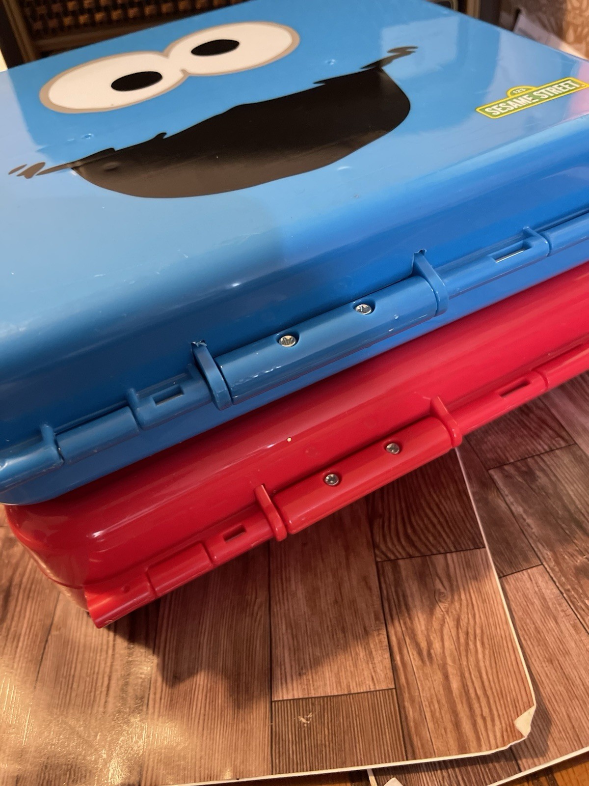 Sesame Street On the Go Cookie Monster Elmo Alphabet Number Learn Case COMPLETE