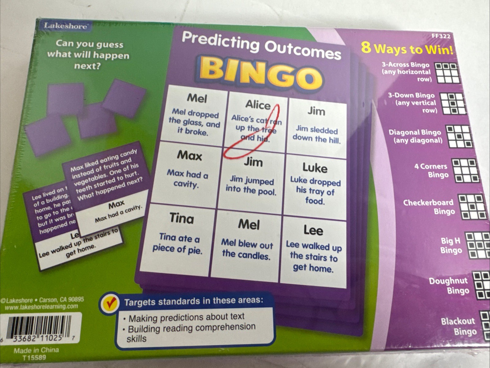 NIB Lakeshore Learning Division Bingo lot of 3 Bingo’ NEW FACTORY SEALED BOX