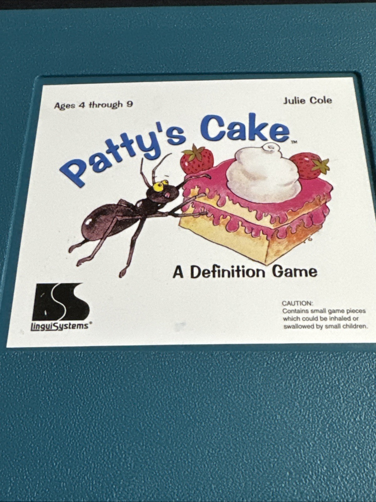 Linguisystems Vocabulary Play by Play Game Patty’s Cake A Definition Game