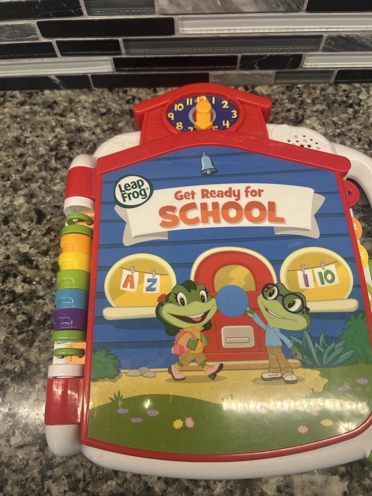 LeapFrog Tad Get Ready for School Book Reading Learning Interactive Tested/Works
