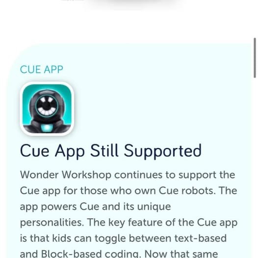 Cue robot – never used, excellent condition