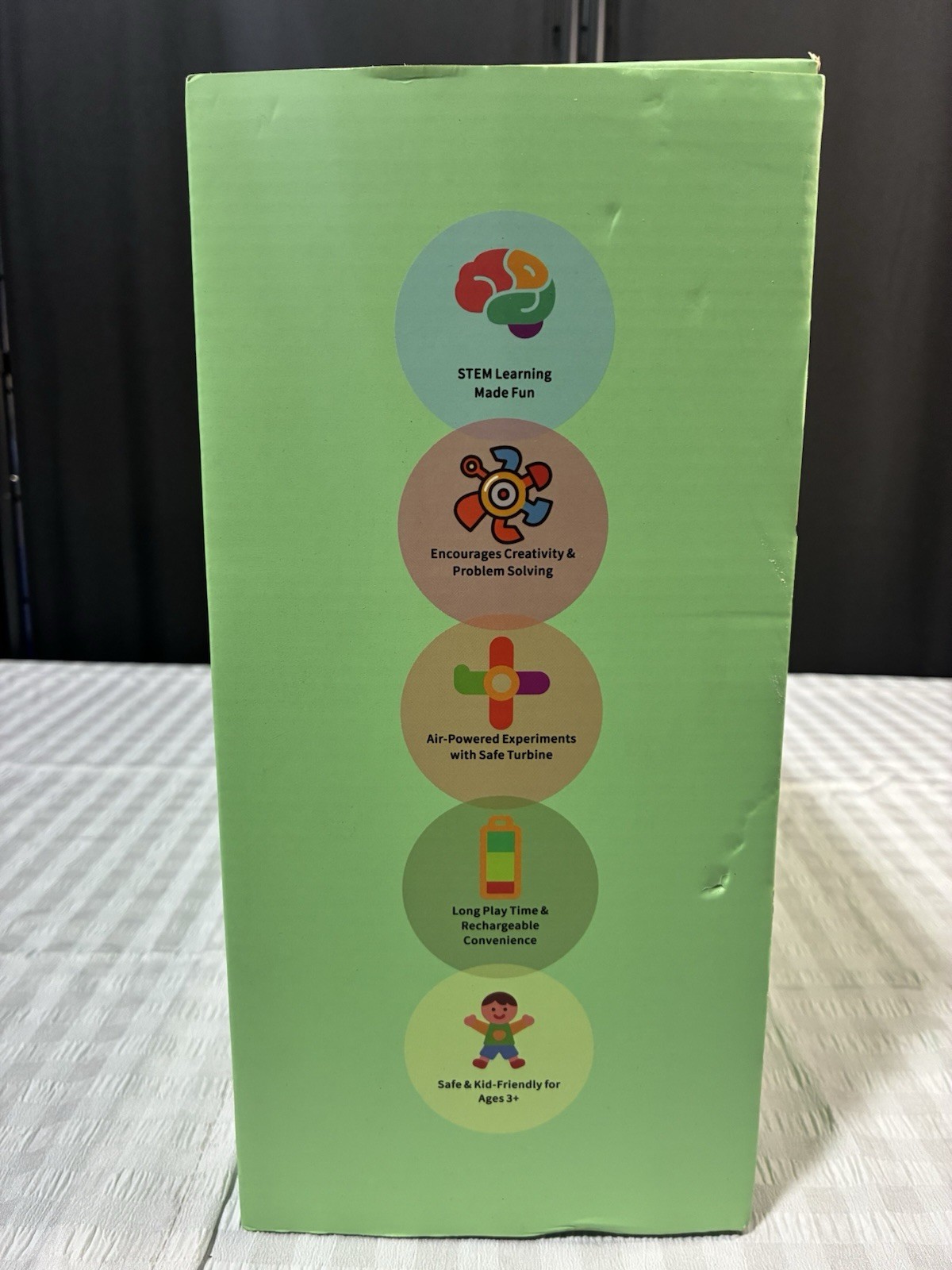 STEM Air-Powered Building Toy Kit w/ 30 Foam Balls Educational Kids Science, New