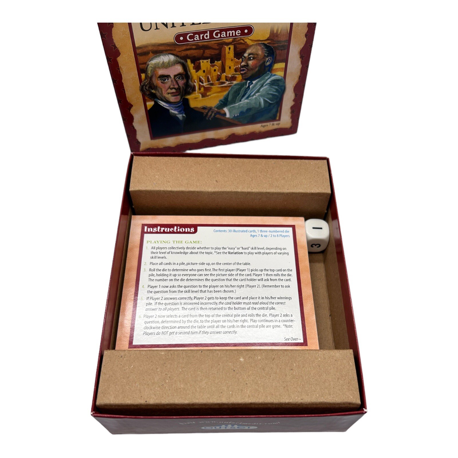 Professor Noggin’s History of the United States Card Game #29 Complete