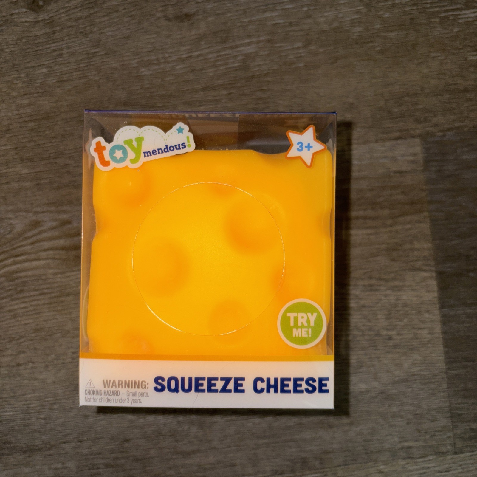 🧀 Squeeze Cheese Large Squishy Toy Toymendous – New in Box US Seller Fast Ship