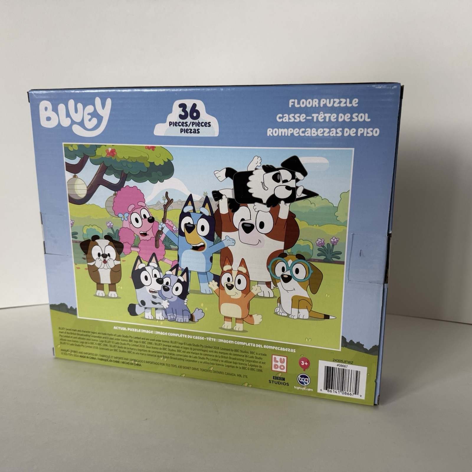 Bluey Floor Puzzle for Kids Age 3+, 36 Pieces, Item 08667, New, Free Shipping