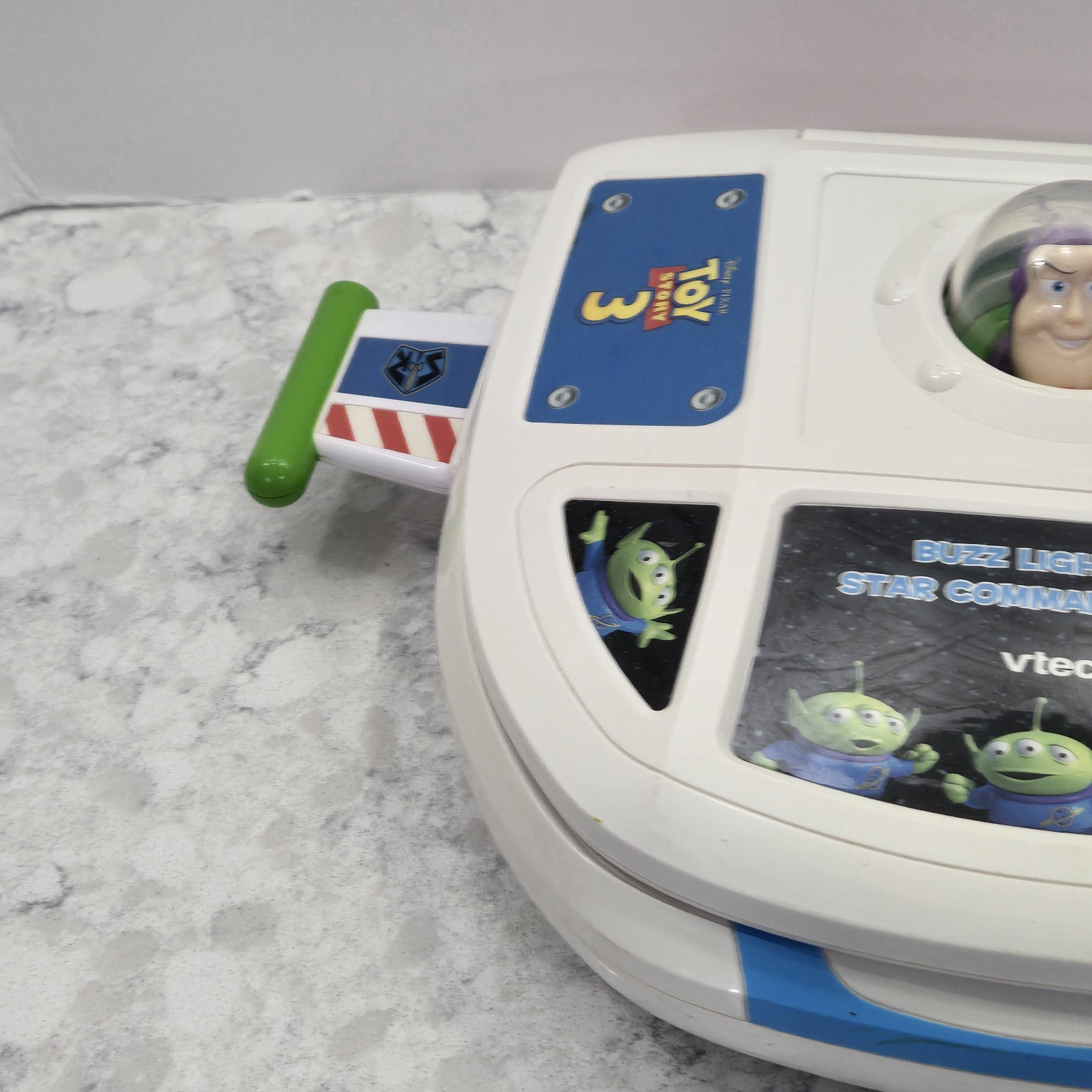 VTech Disney Toy Story 3 Buzz Lightyear Star Command Laptop Works!!