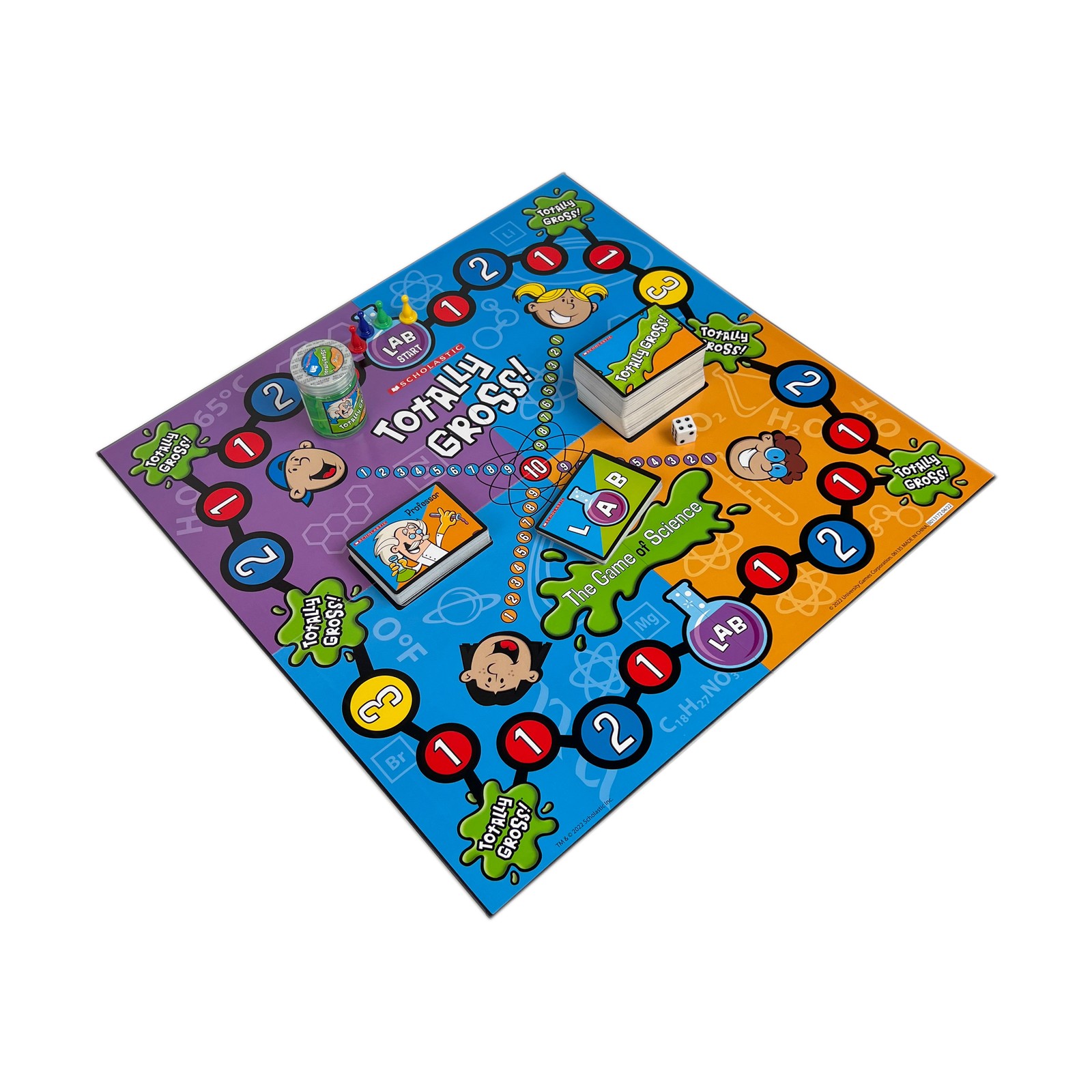 New – University Games Scholastic – Totally Gross! The Game of Science – Ages 8+