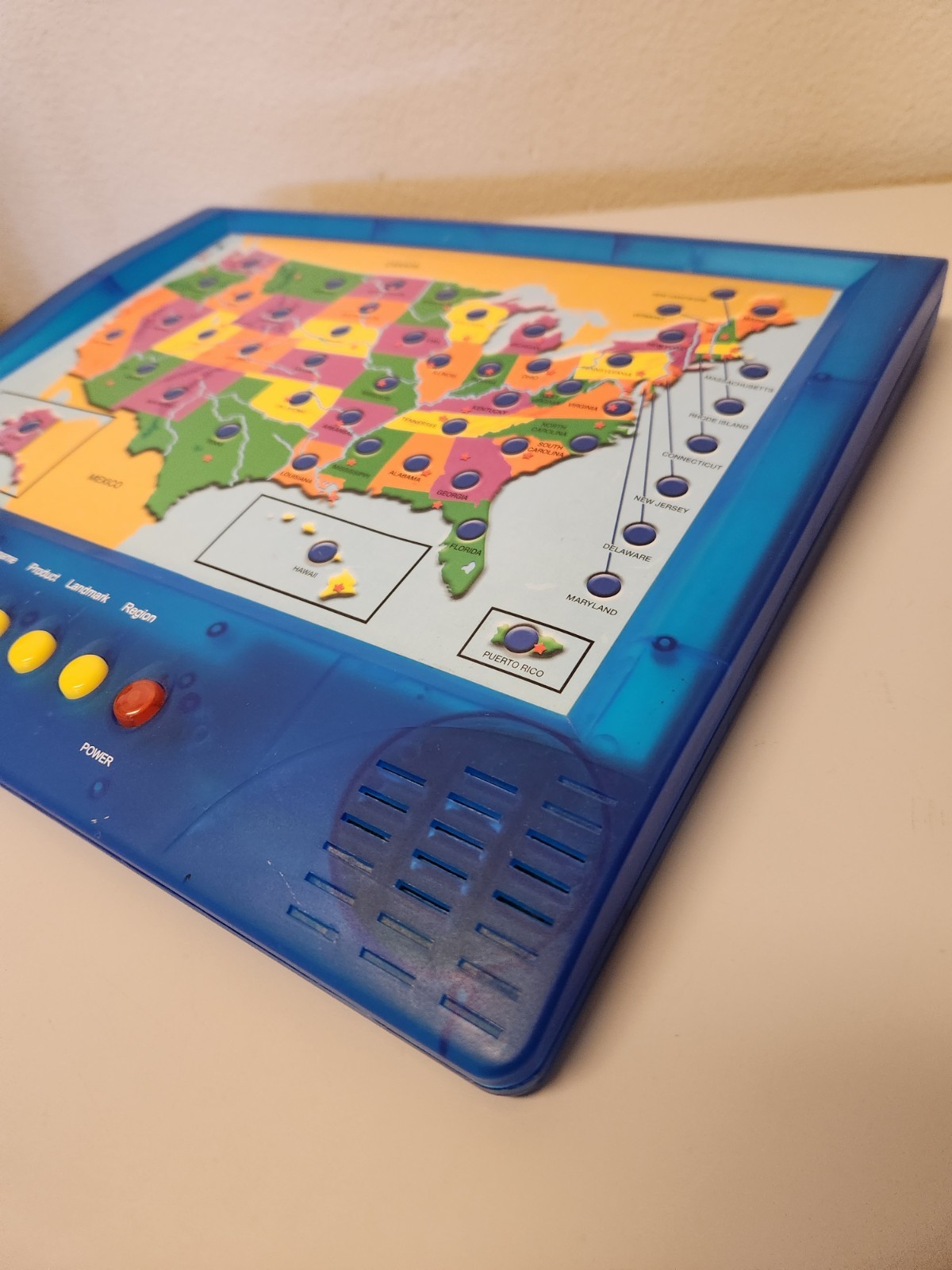 Vintage 1998 Geo Genius USA Map Interactive Educational Toy #102 Tested & Works