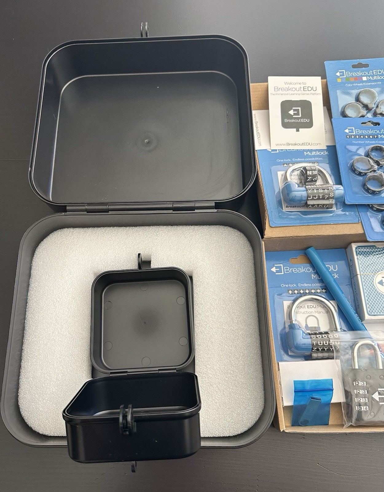 Breakout Edu Kit Educational Game for Teamwork and Problem Solving