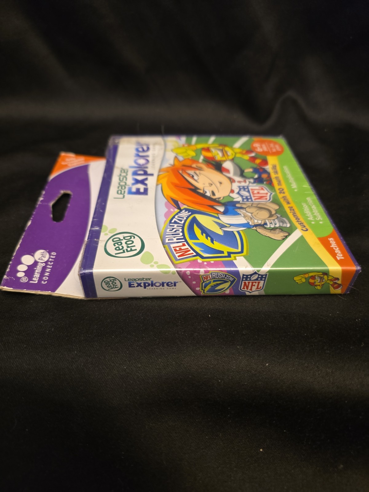 Leapfrog Leapster Explorer NFL Rush Zone Game Cartridge 1st-3rd Grade Ages 6-9