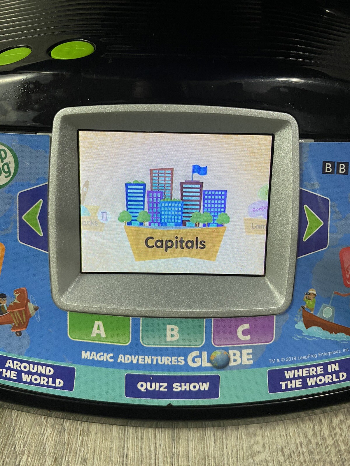 LeapFrog Magic Adventures Globe 2.8″ Video Screen BBC Videos Interactive Games