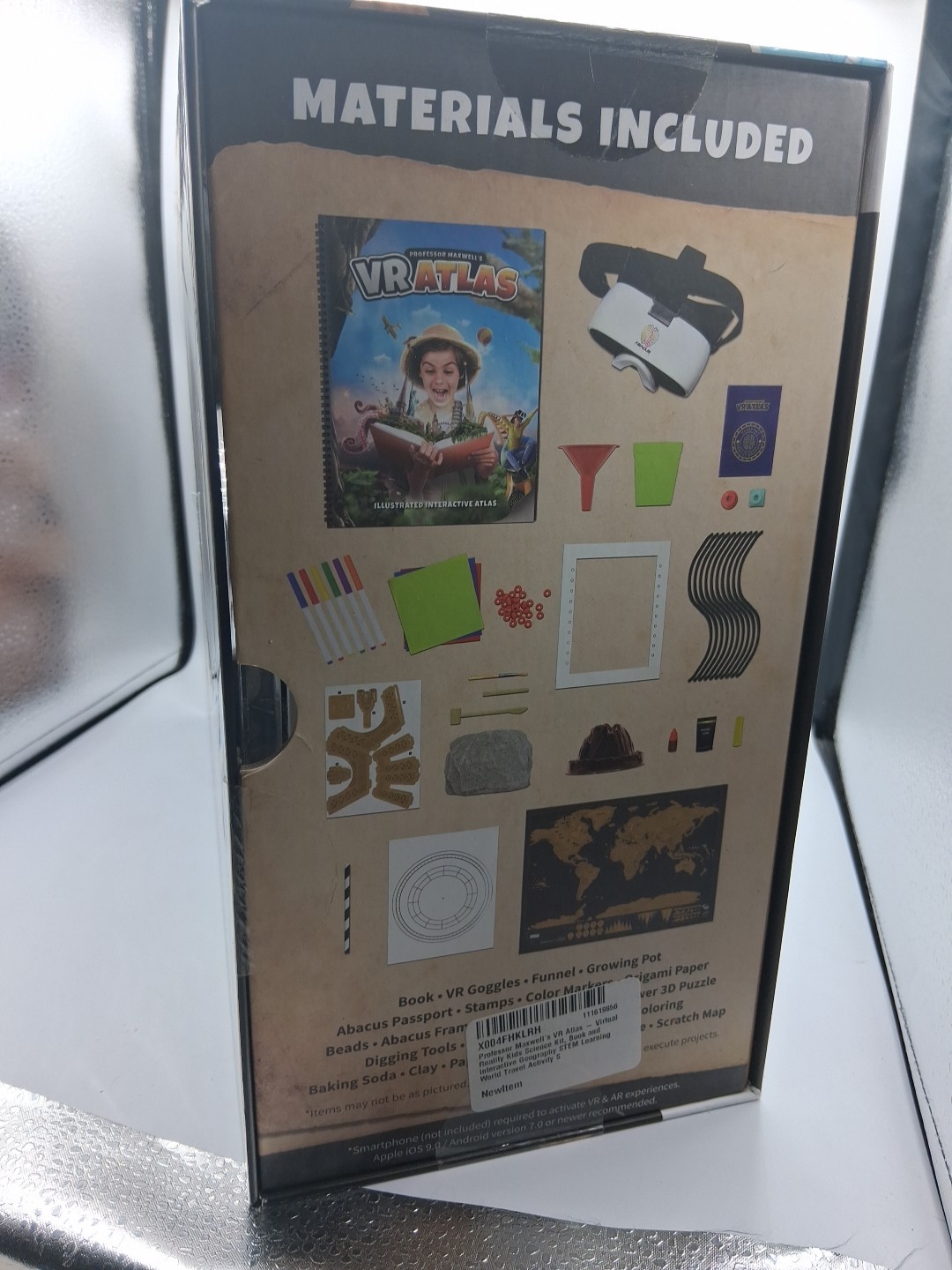 Professor Maxwell’s VR Atlas – Virtual Reality Kids Science Kit, Book and Int.
