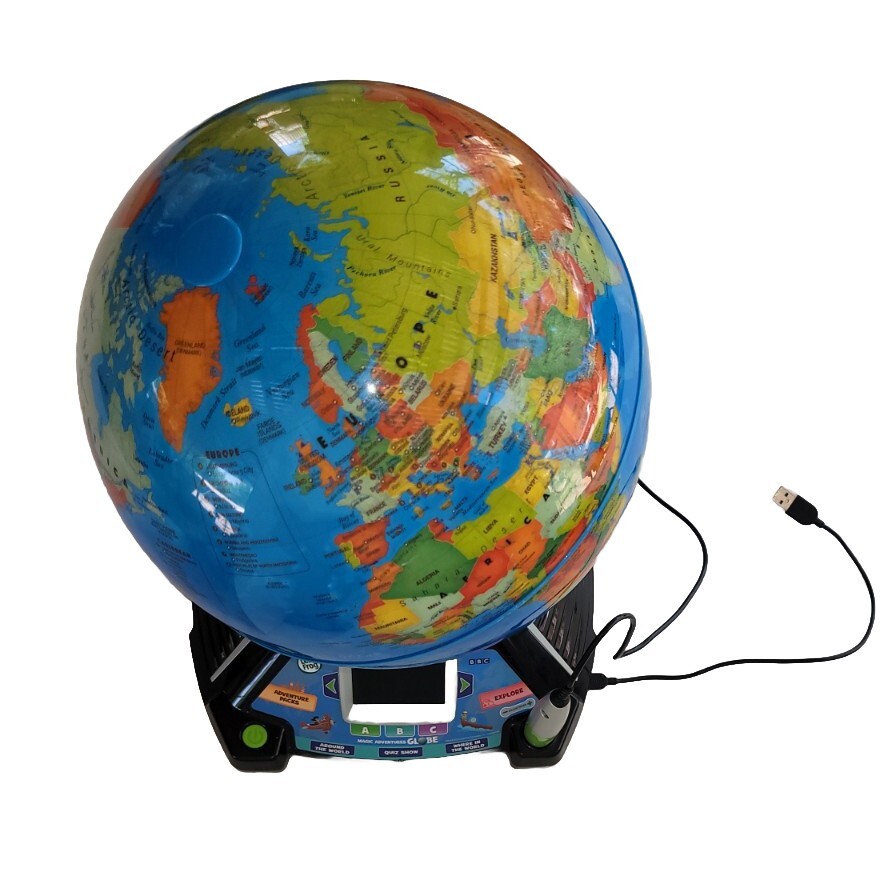 LeapFrog Magic Adventures Globe with Stylus, LCD Screen, Games & Videos