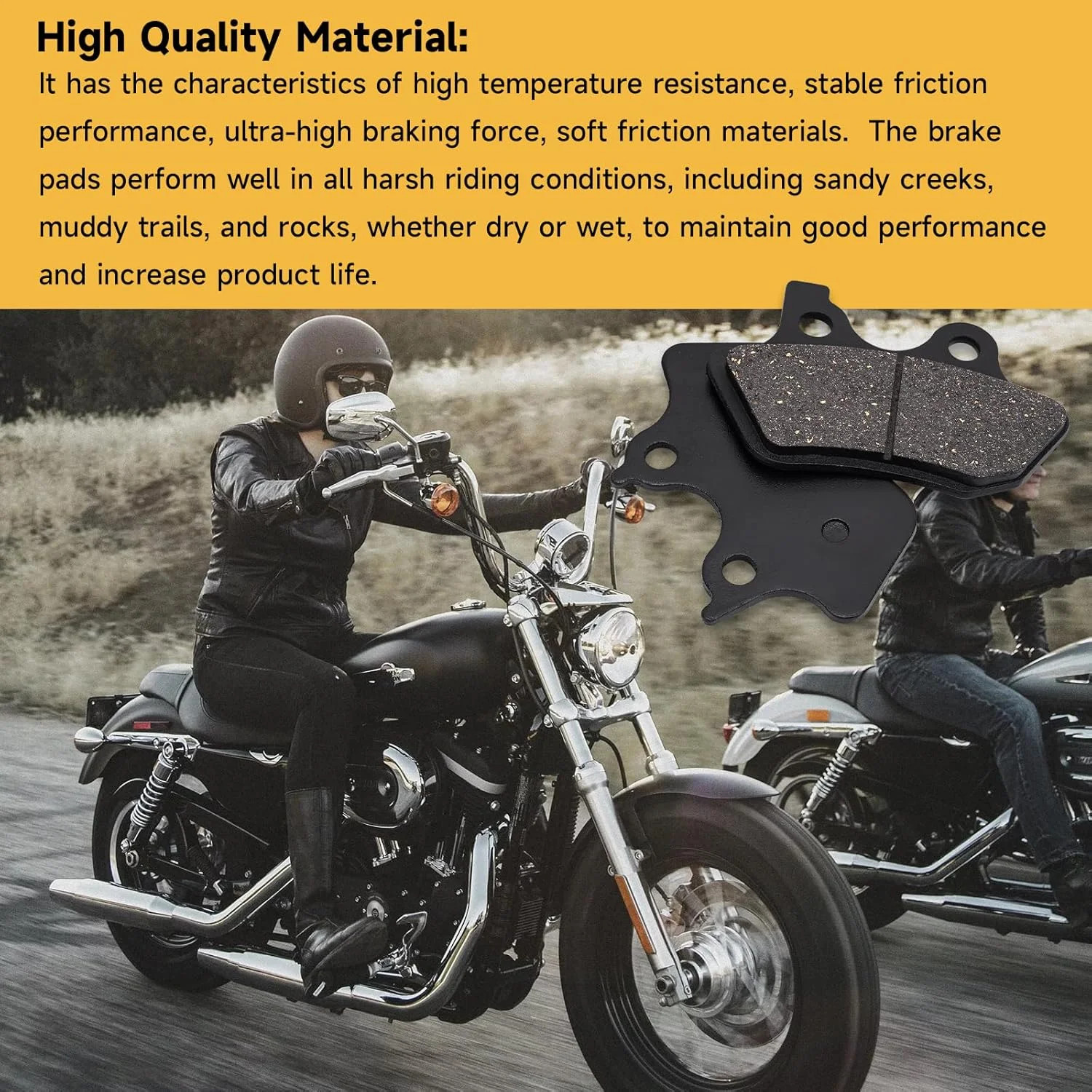 Front and Rear Brake Pads for Harley Davidson Electra Glide Ultra Classic Road K