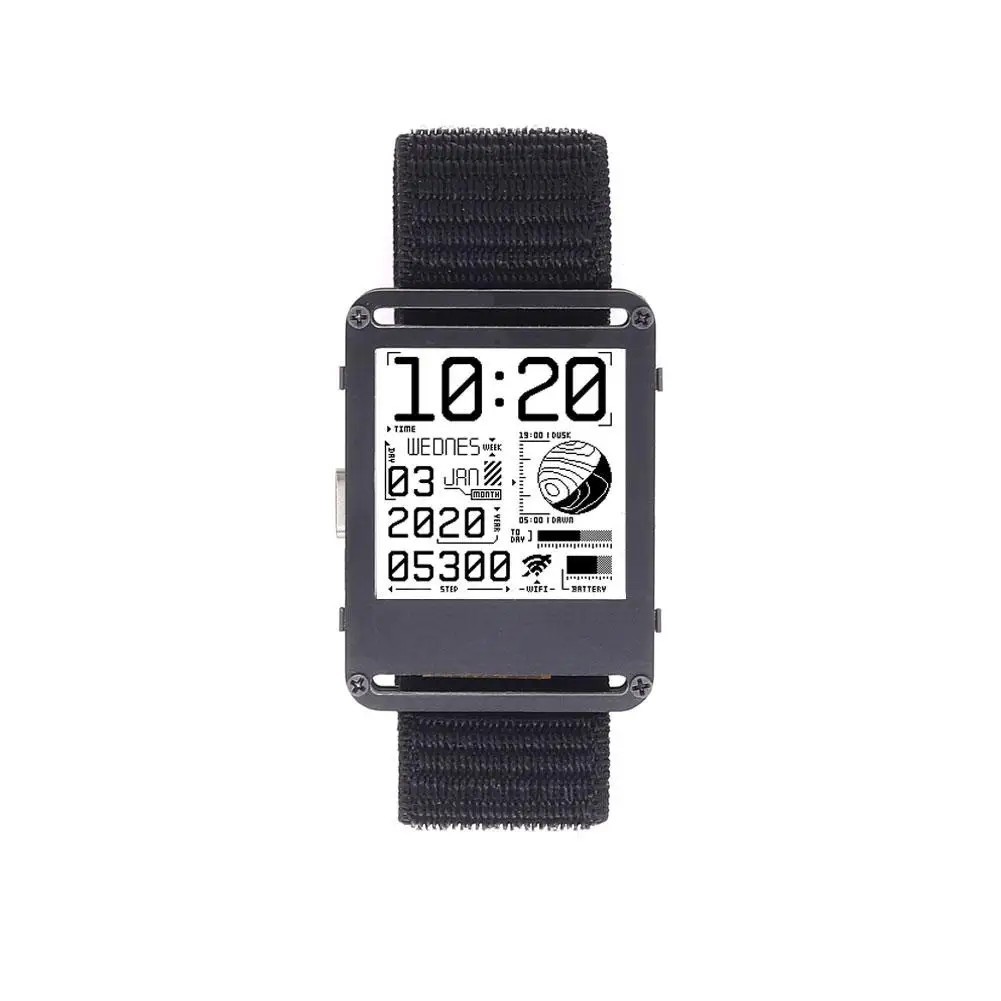 ESP32 Open Source V2.0 Smart Watch E-ink Screen Display Ultra-low Power Watch