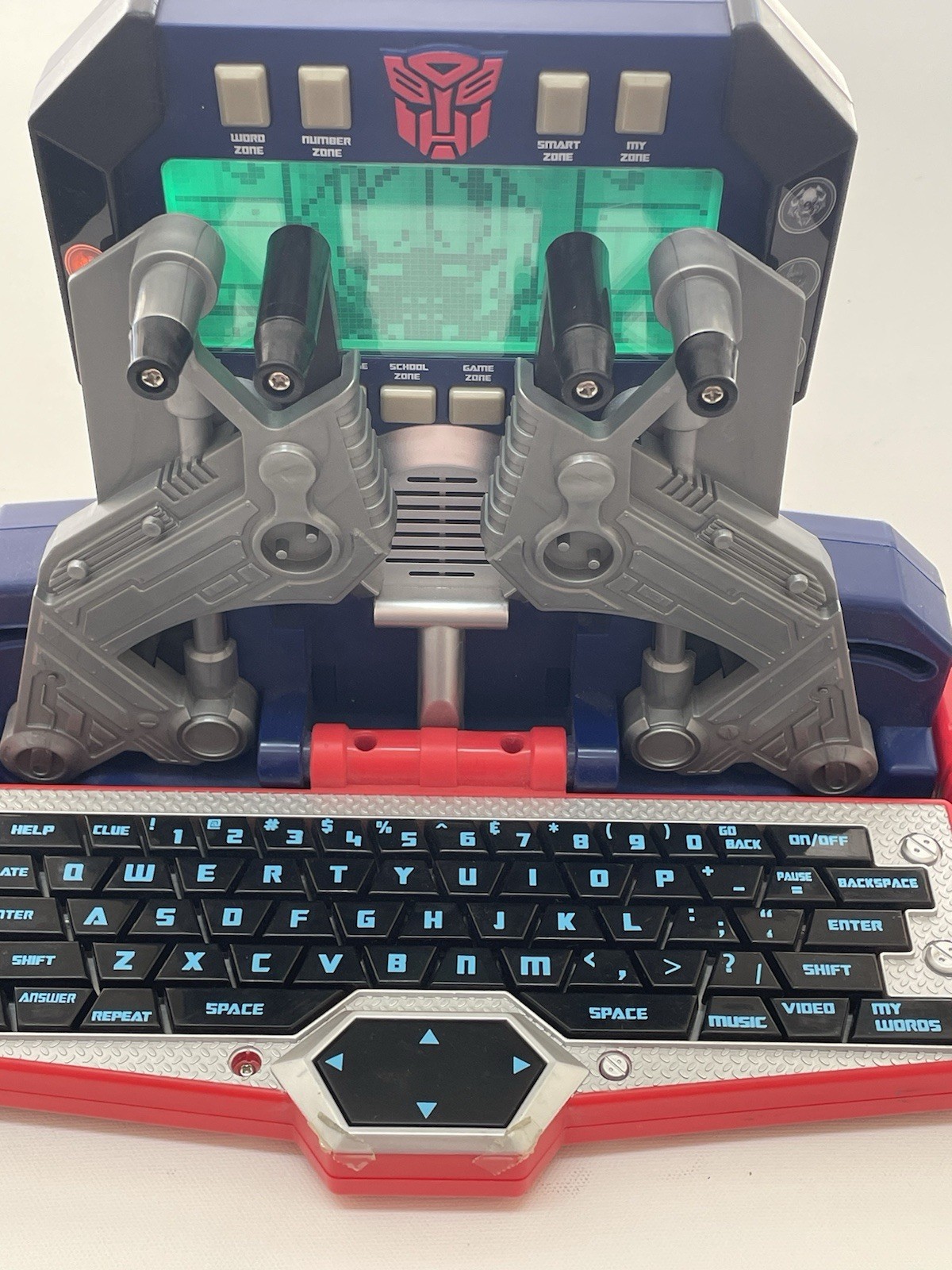 Laptop Transformers Optimus Prime Talking Learning Computer Tested Works HTF A1
