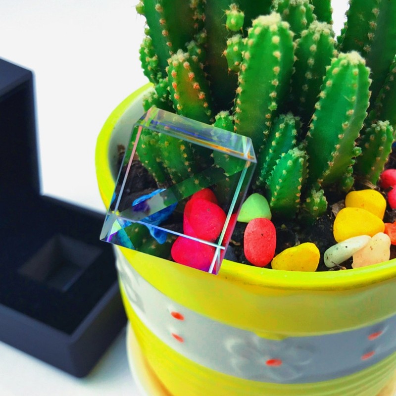 6-sided Light Cube With Light Box Color Prism Square Prism Optical Glass Lens