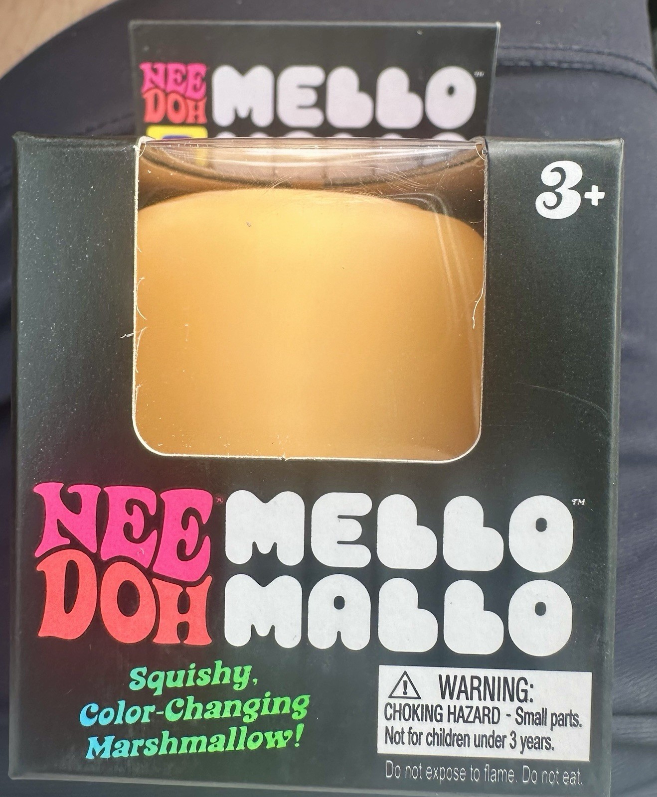 NeeDoh Mello Mallo Yellow Color Change Squishy Toy Schylling Nee Doh NEW