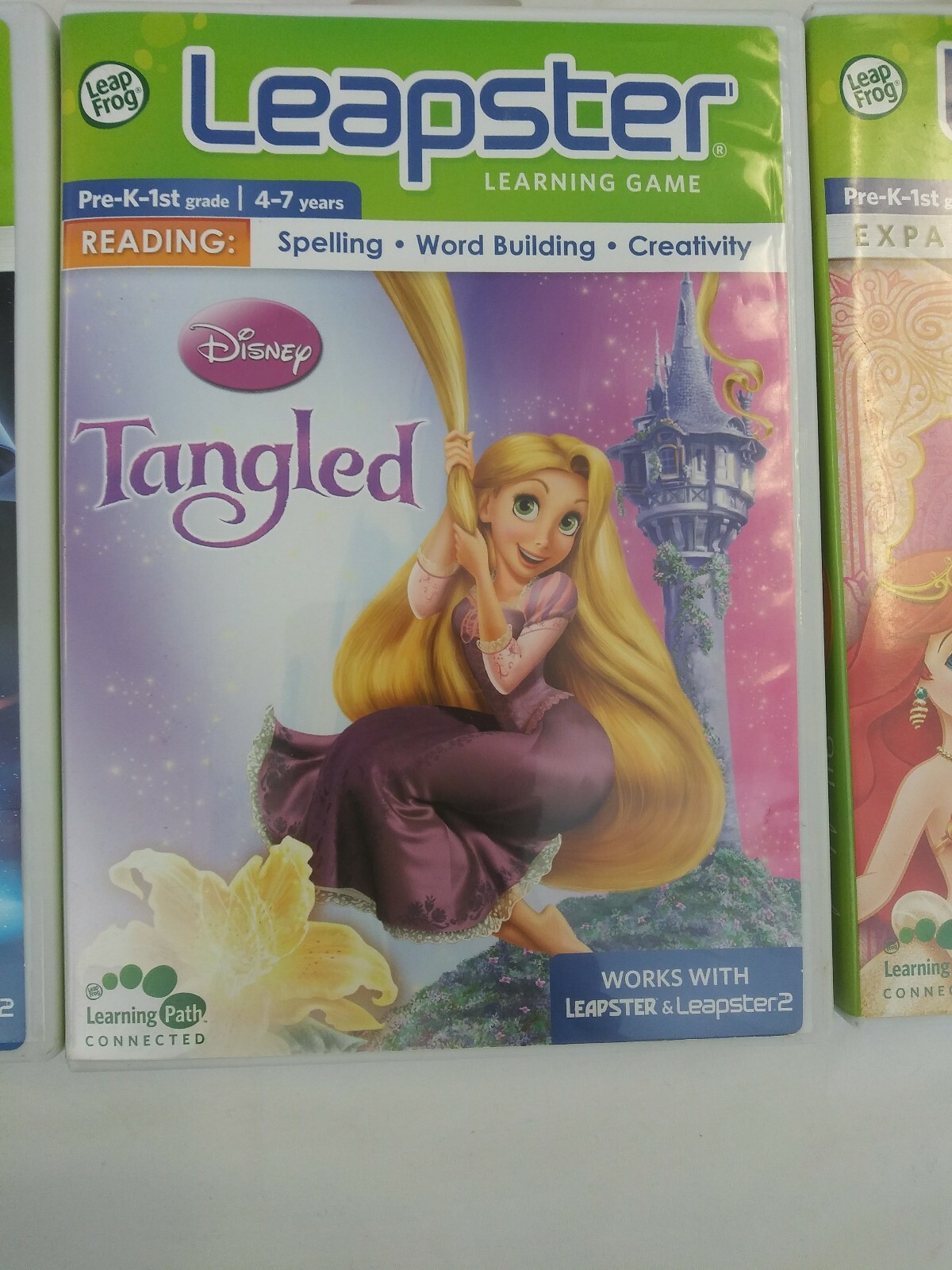 Lot of 3 Games Stars Wars, World of Enchantment and Tangled. Preown