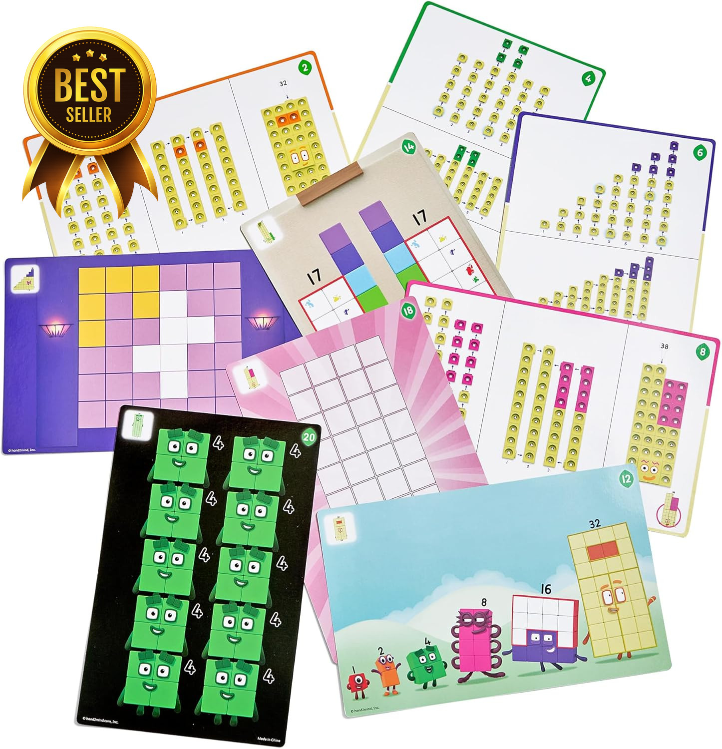 Numberblocks 31–40 MathLink Cubes Activity Set Educational Math Learning Toy for