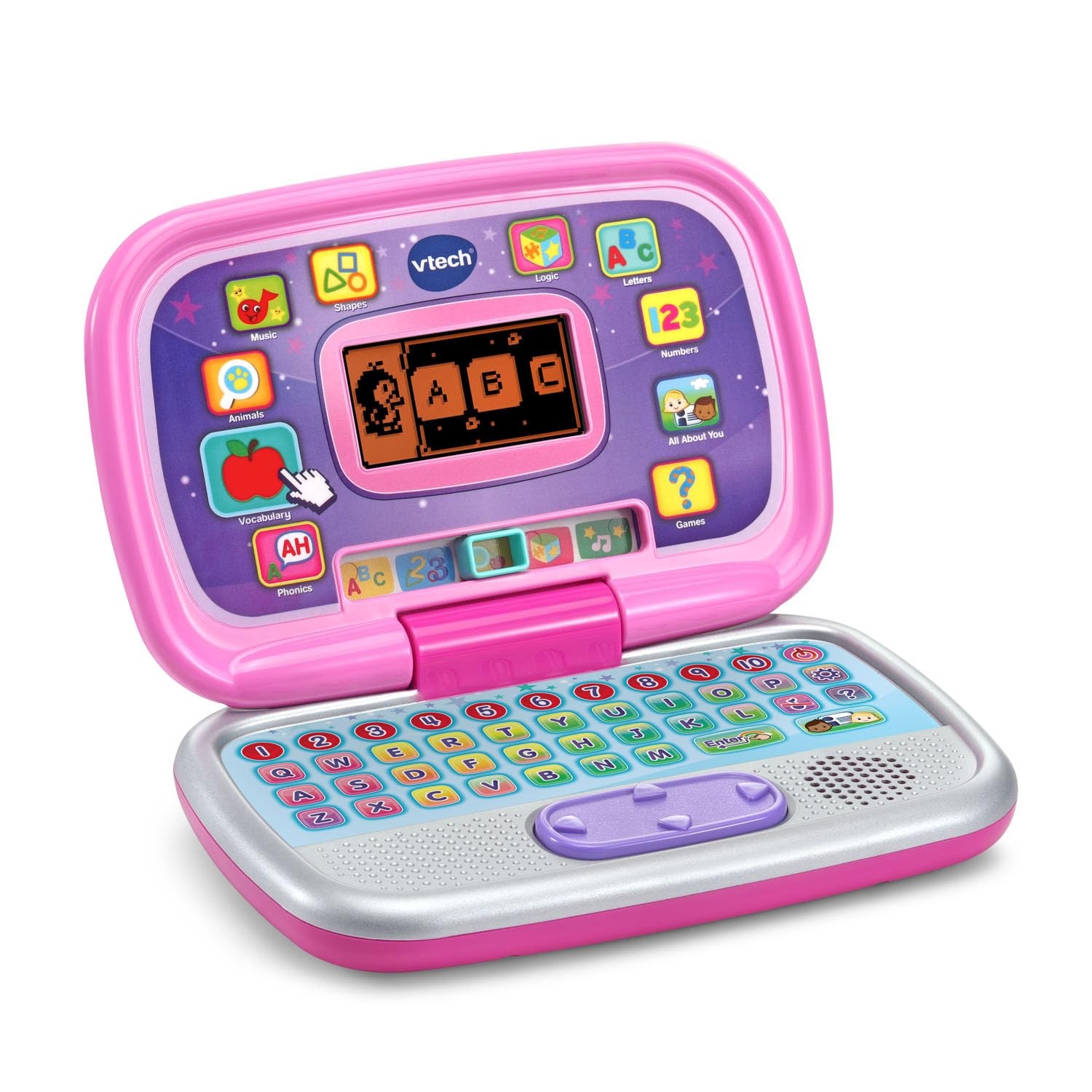VTech Play Smart Preschool Laptop, Pink 9.3″ x 2.2″ x 6.2″,
