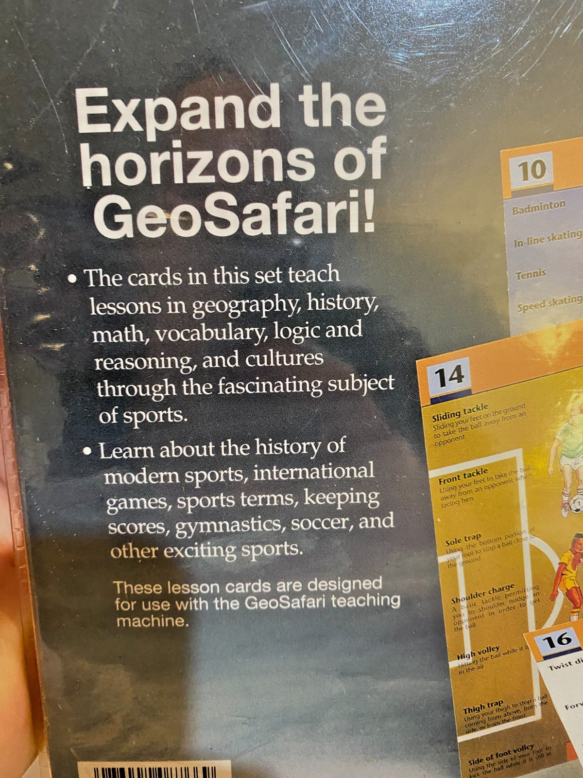 GeoSafari Electronic Learning Game -Sports -EI-8766