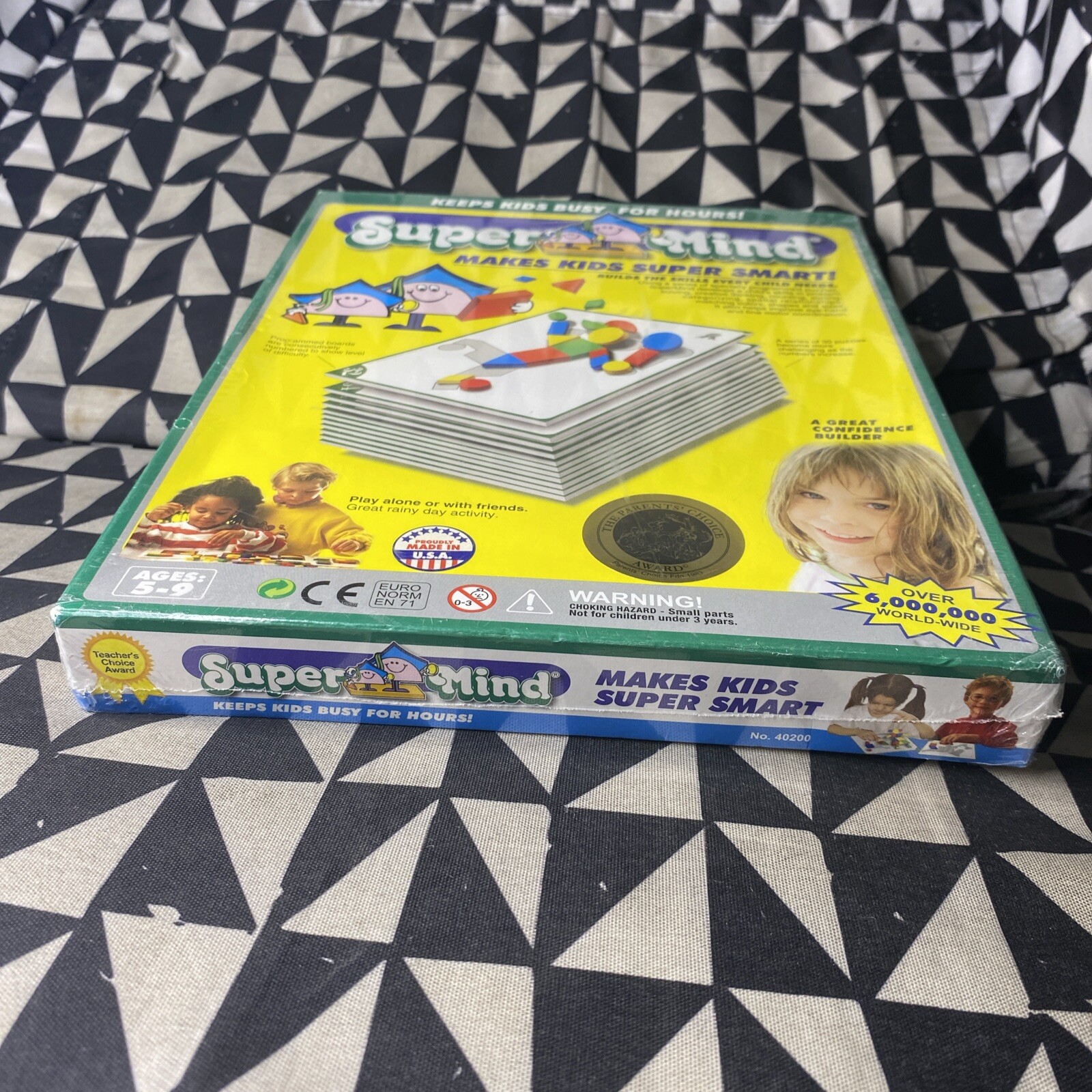 Super Mind Tangram Set Shapes Educational Toy Teacher Choice Award – New Sealed