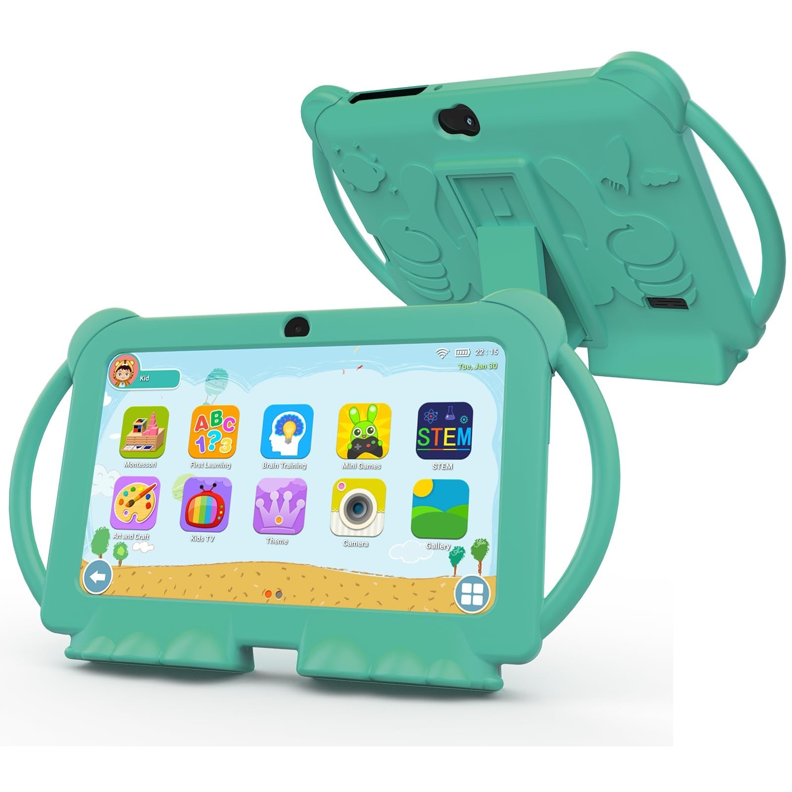 7″ Kids Tablet – 4GB RAM, 32GB Storage, 1TB Expandable, Android, Parental Contro