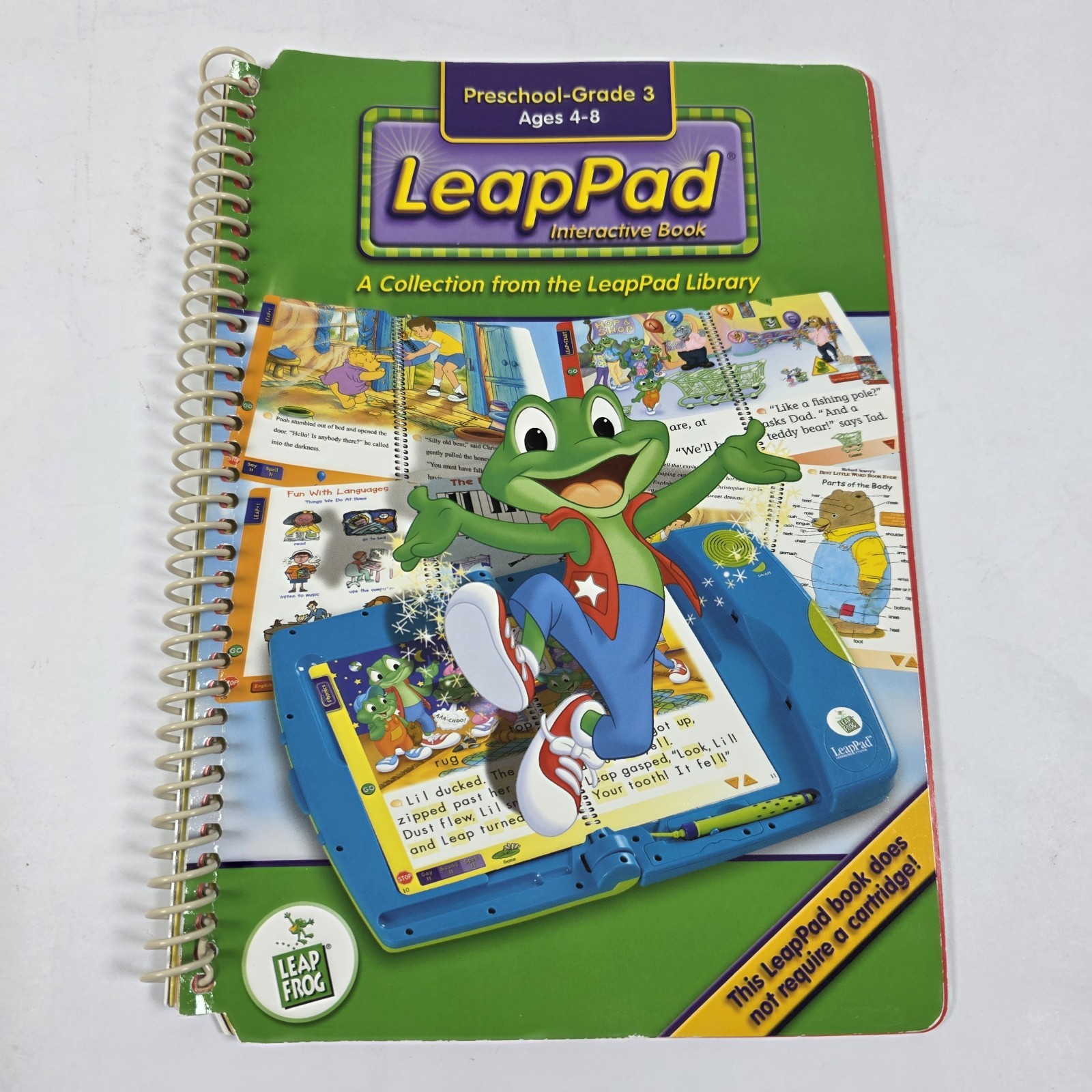 LeapFrog LeapPad Interactive Books & Cartridges Lot Dr Seuss Dinosaur Math