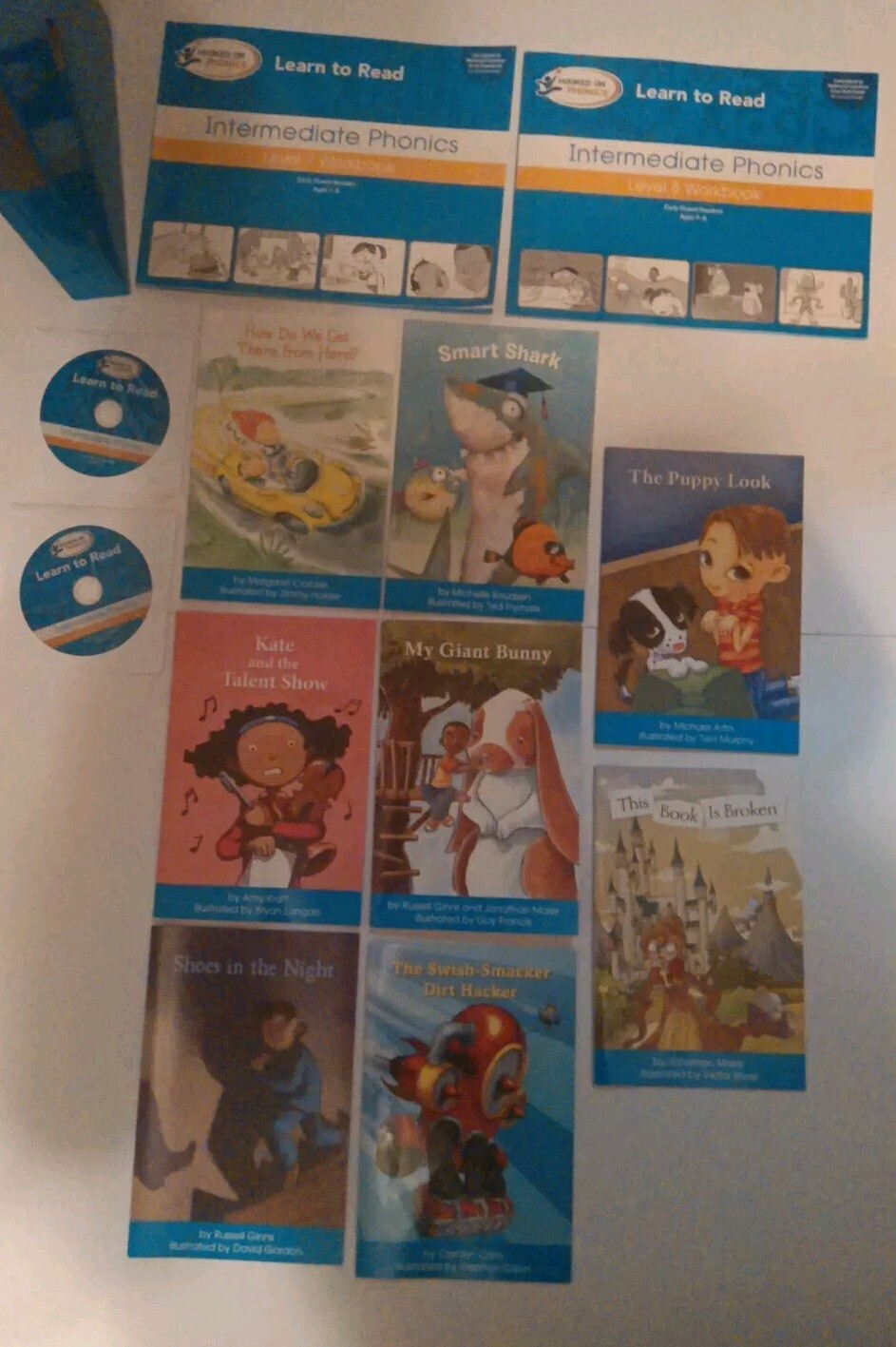 Hooked on Phonics Learn to Read complete set 8 levels