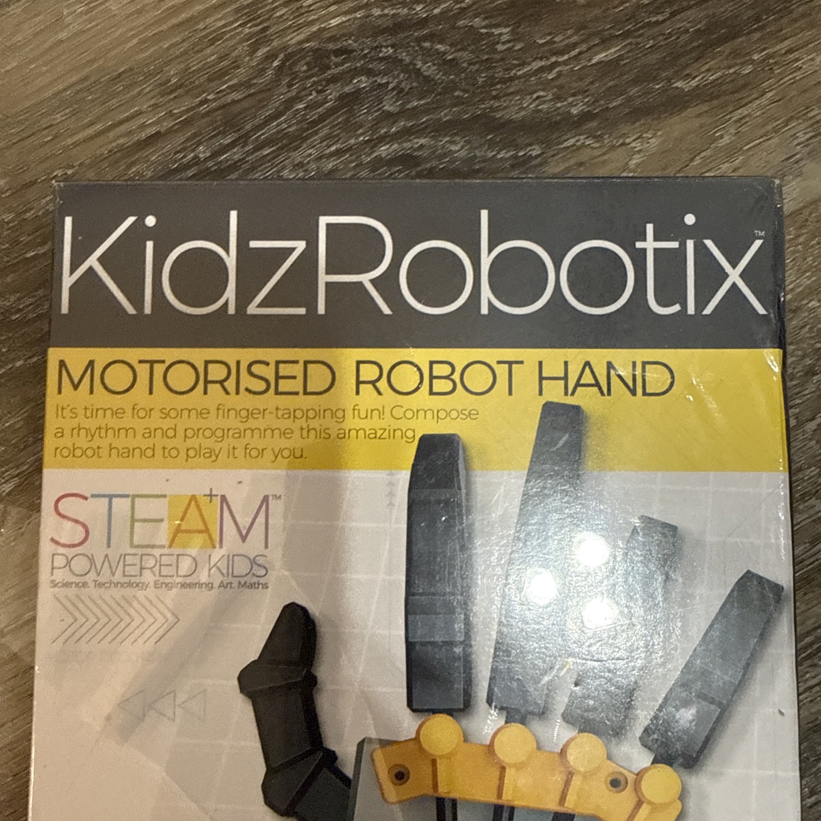 New KidzRobotix Motorized Robot Hand STEAM Powered Kids 4M Kids Building Toy