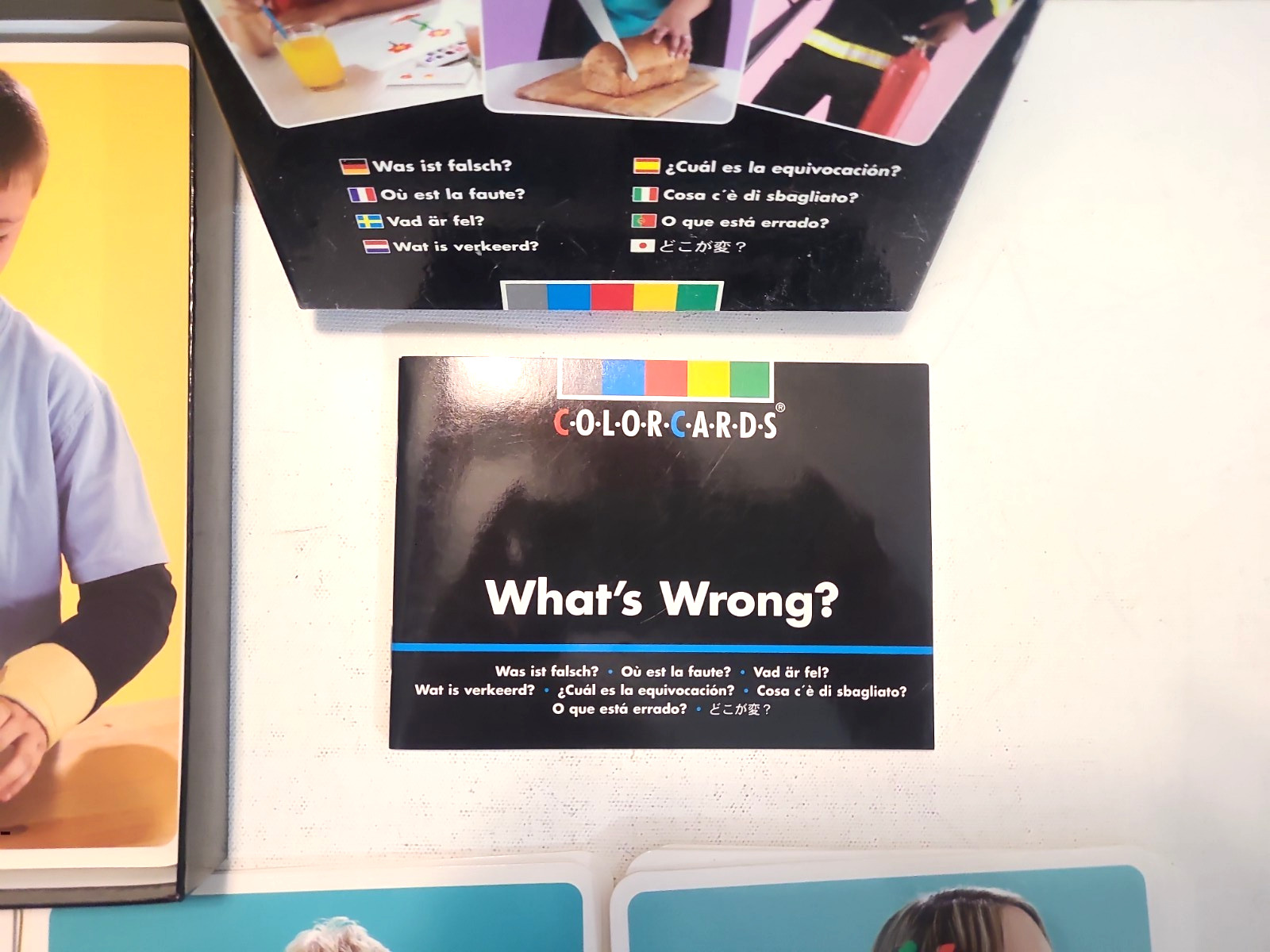 2007 Color Cards What’s Wrong? Educational Therapy Picture Card Game EXCELLENT