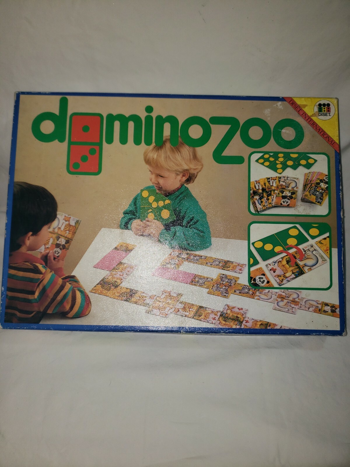 Vintage 1980s Domino Zoo Diset International Spain Extremely Rare W/Box NR 3130