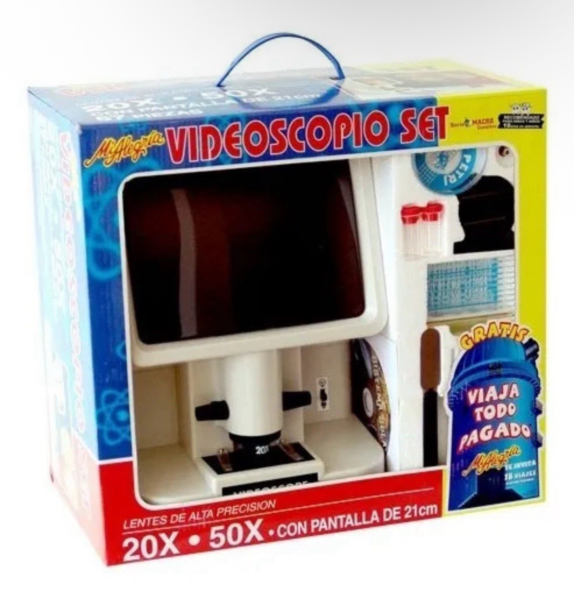 Mexican Toy Videoscopio Videoscope 20x 50x Made In Mexico Mi Alegria Juguete