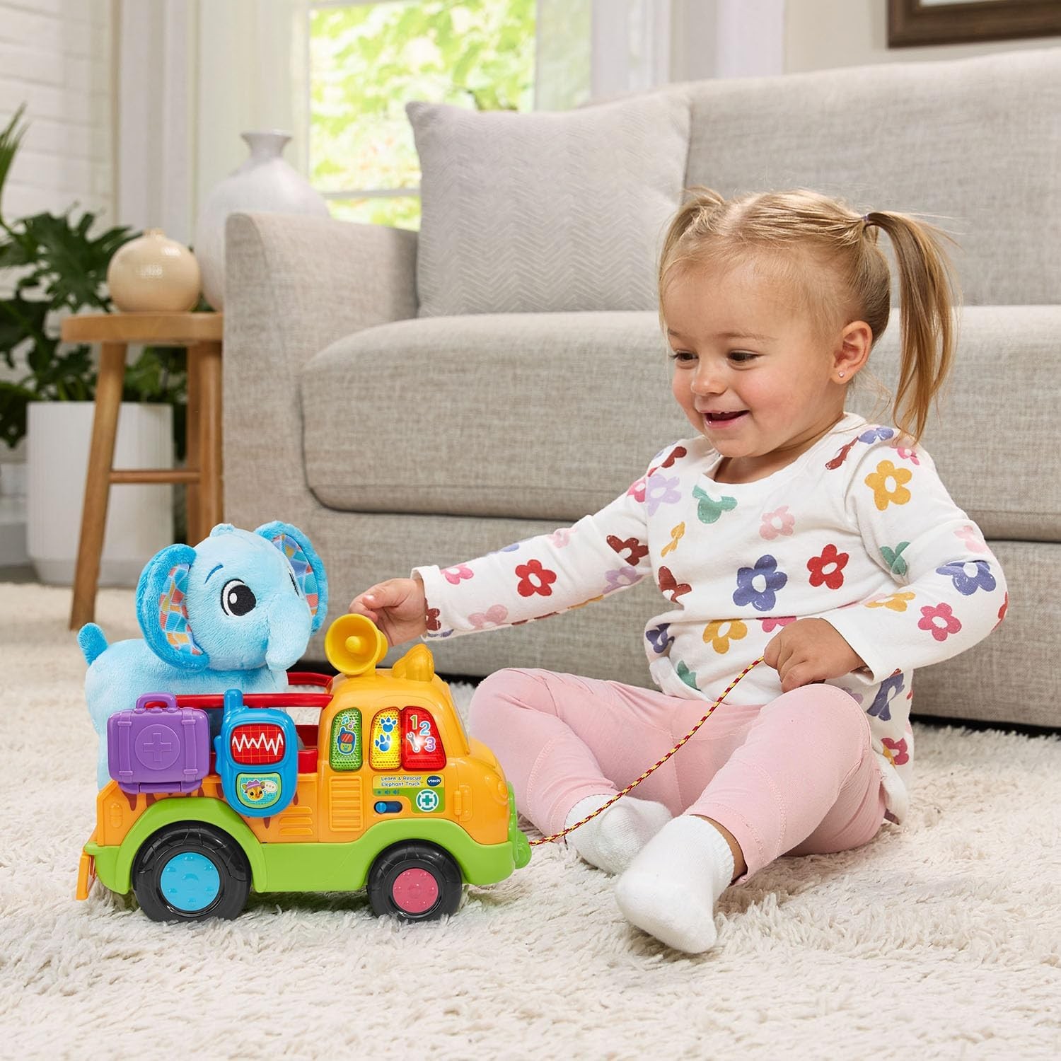 VTech Learn & Rescue Elephant Truck (English Version)